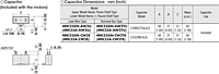Capacitor Dimensions